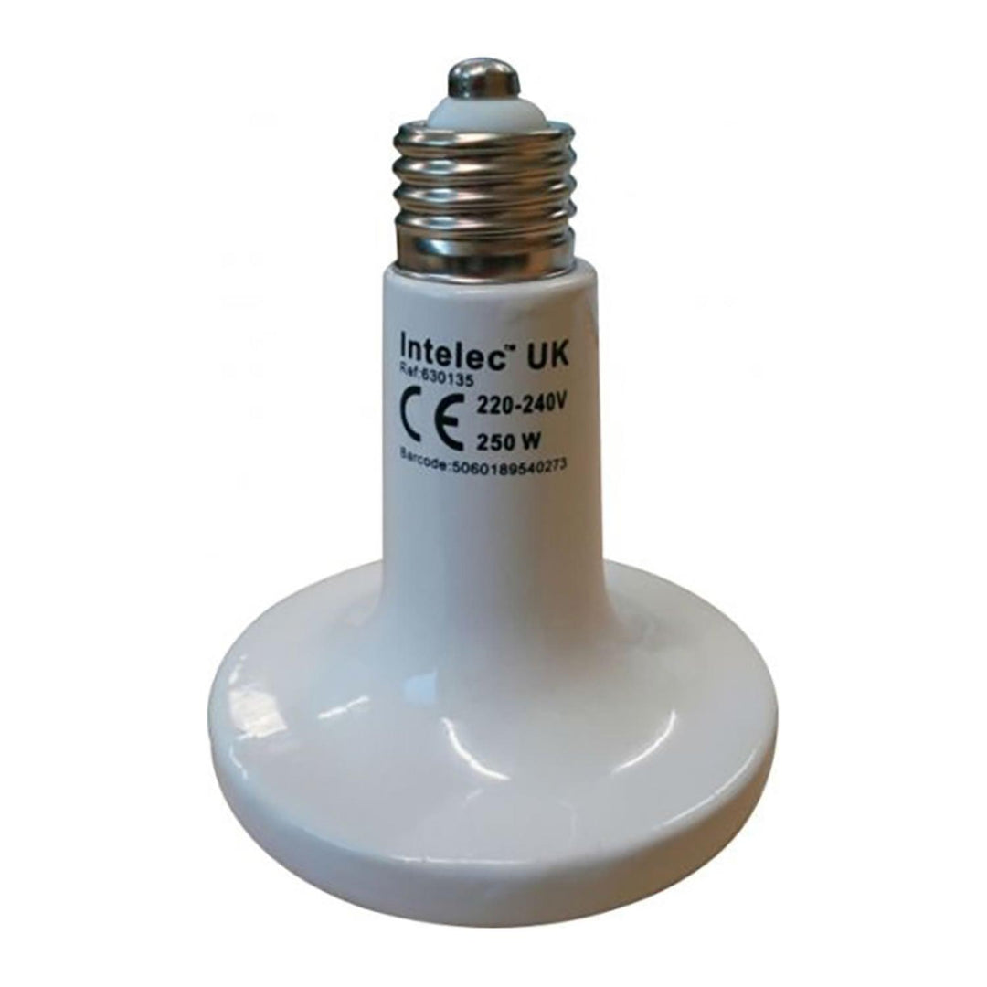 Intelec Dull Emitter Ceramic Infra-Red Heat Bulb 100w