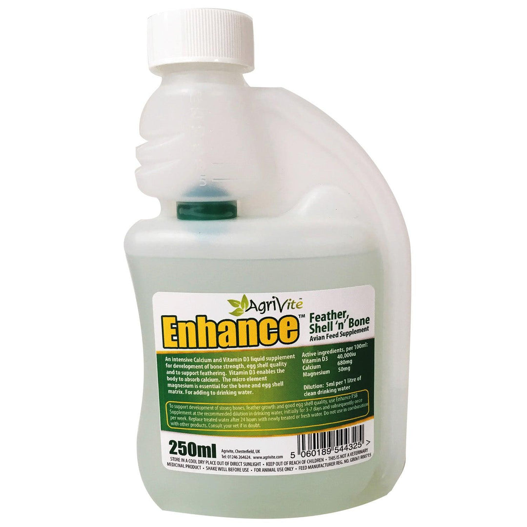 Agrivite Enhance Feather Shell N Bone Supplement 250ml