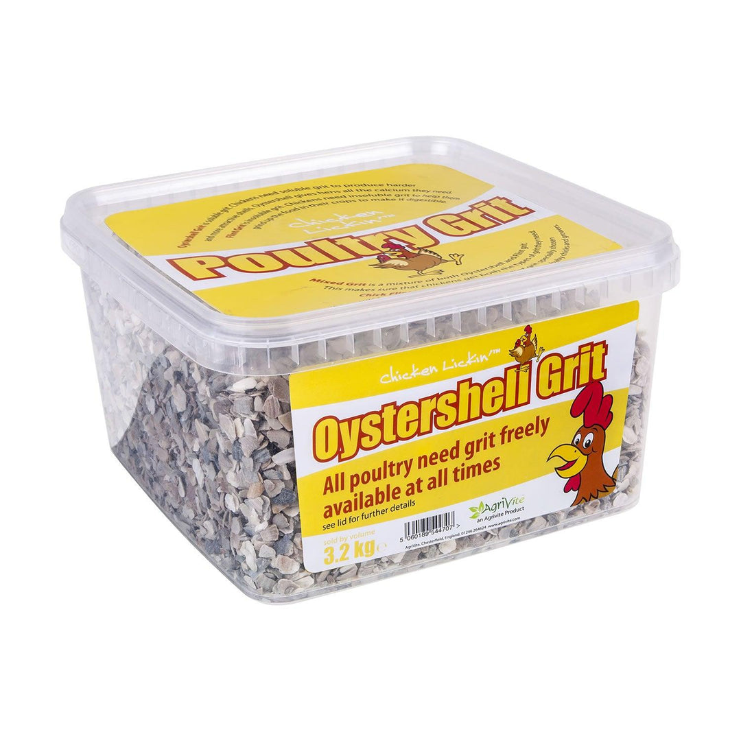 Agrivite Chicken Lickin Oystershell Grit 3.2kg