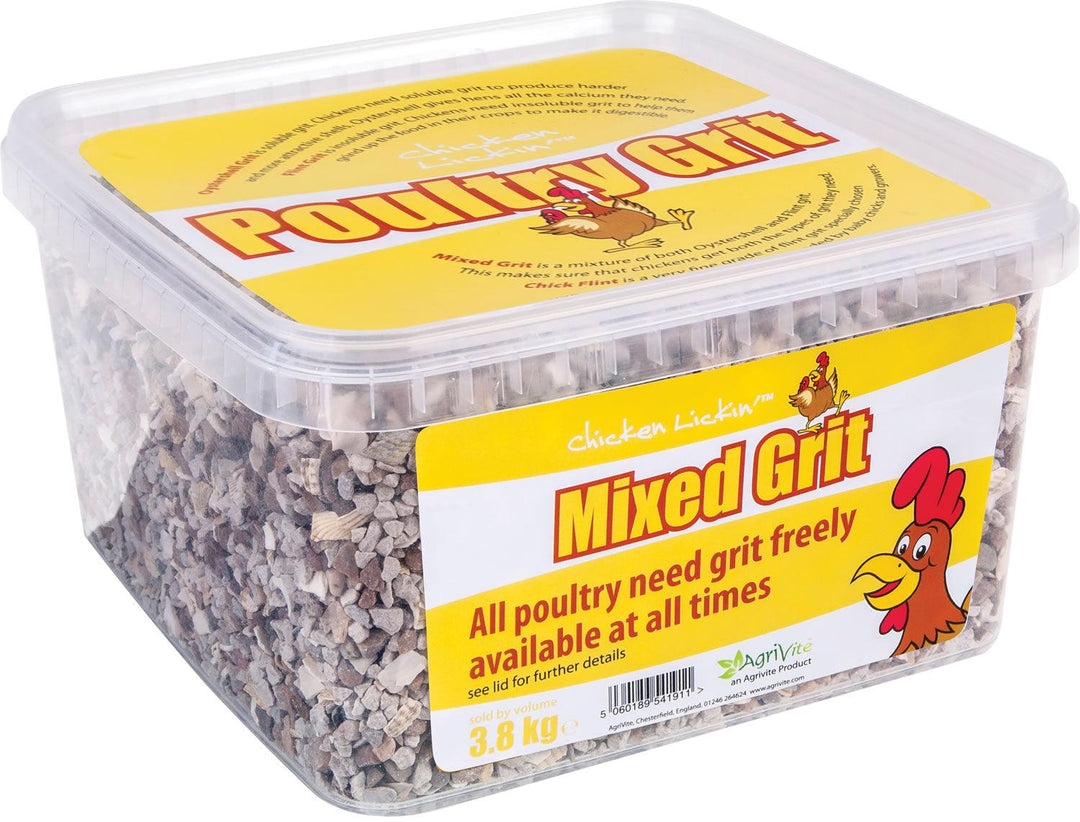 Agrivite Chicken Lickinmixed Poultry Grit 3.8kg