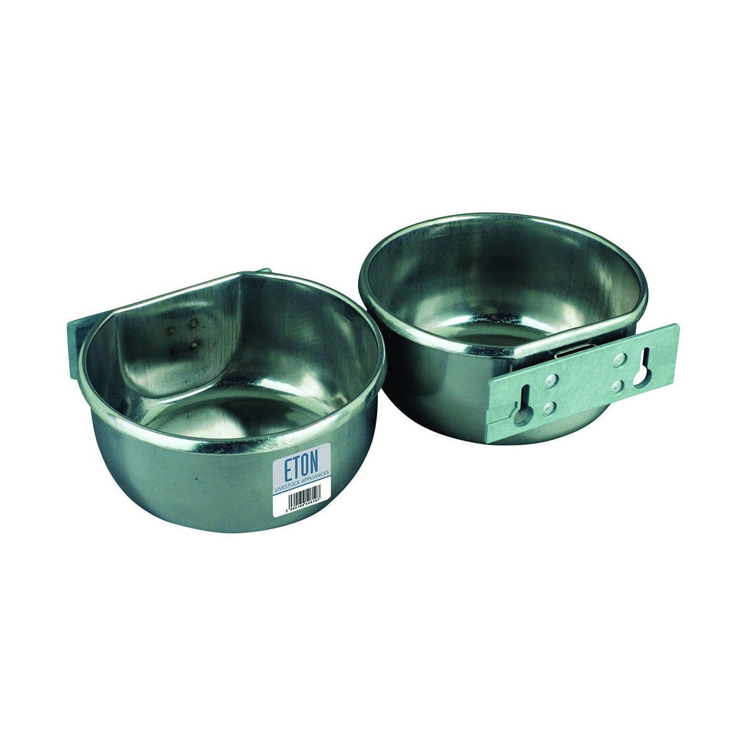 Eton Stainless Steel D-Cup C/W Bolt-On Mounting Plate Kit 850ml