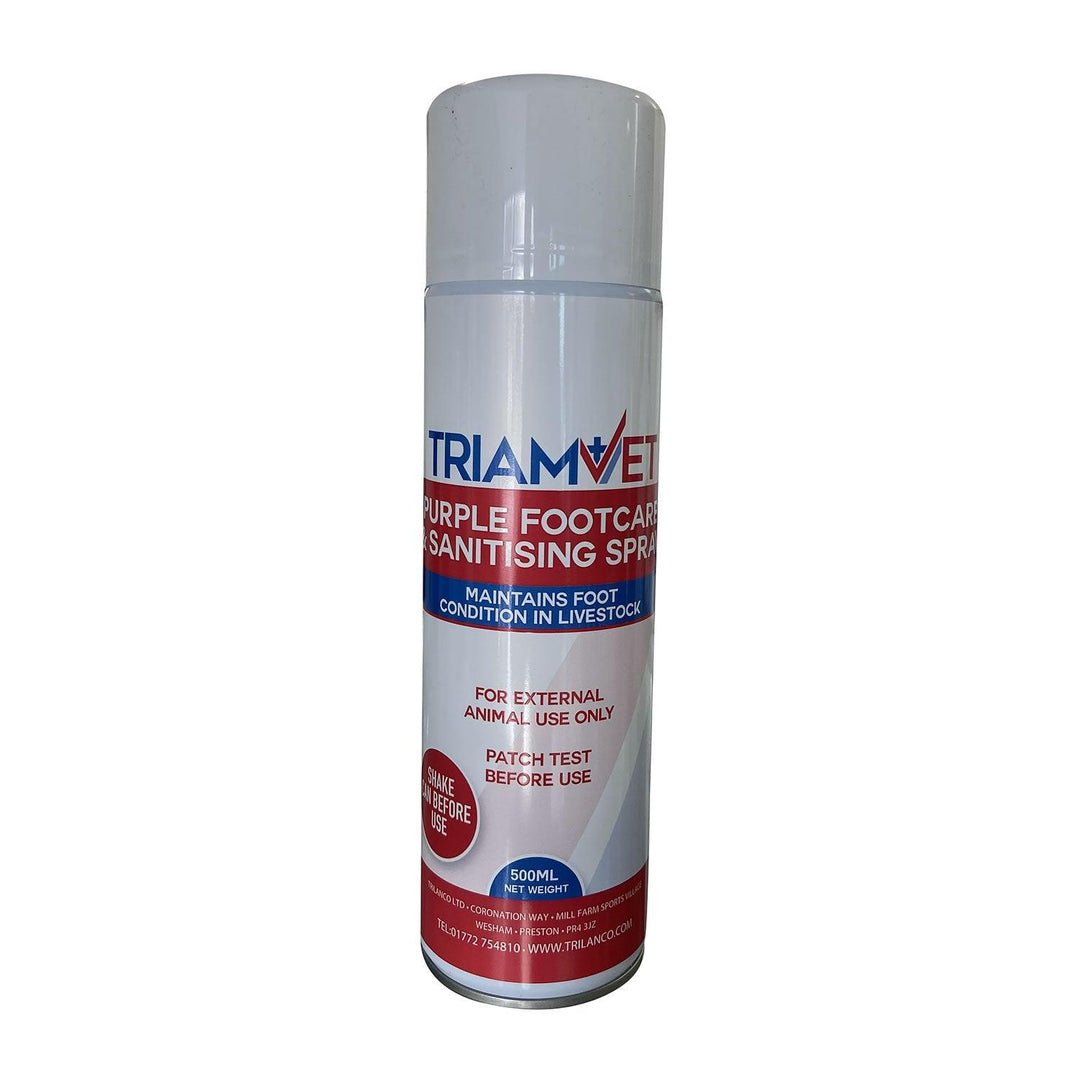 Triamvet Purple Footcare & Sanitising Spray 500ml