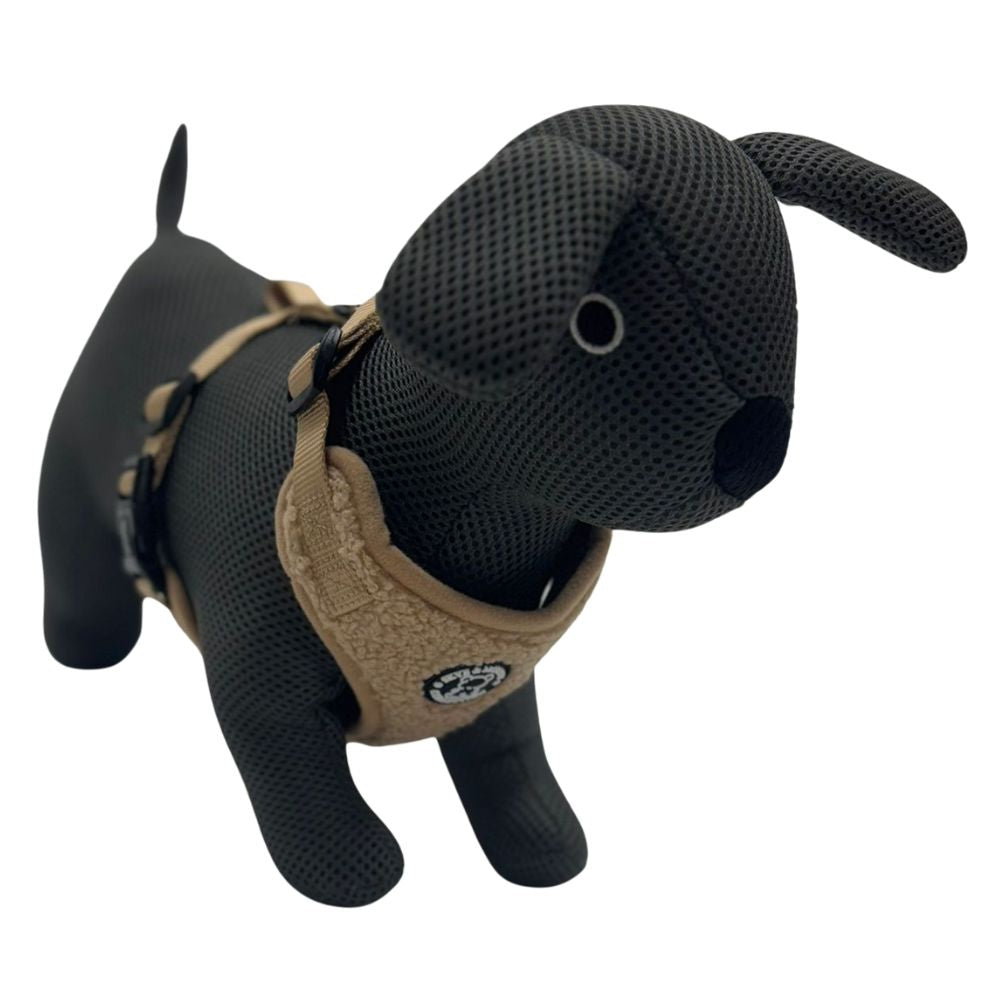 HugglePets Skye & Murphy Teddy Dog Harness Caramel