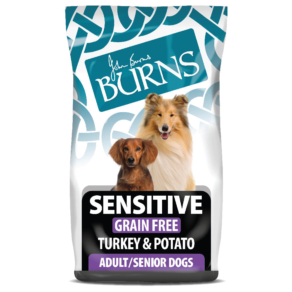 Burns Adult Senior Dogs Sensitive Grain Free Turkey & Potato 6Kg