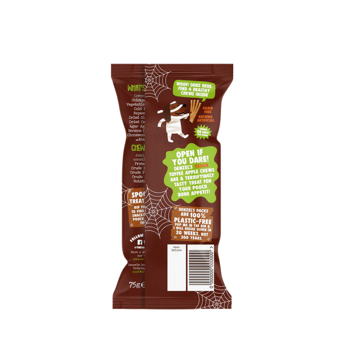 Denzel's Halloween Toffee Apple Sticks 75G