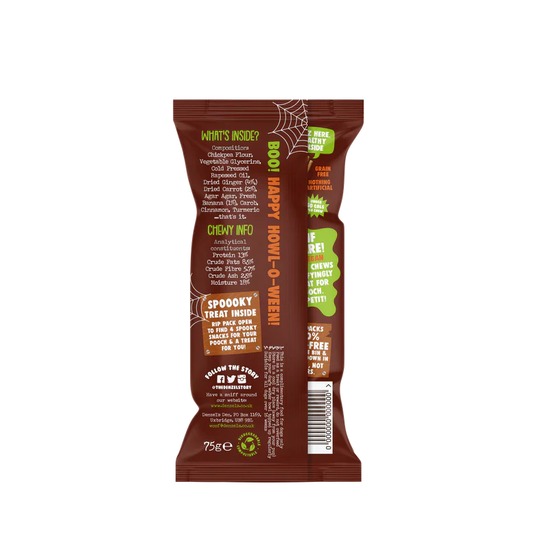 Denzel's Halloween Toffee Apple Sticks 75G