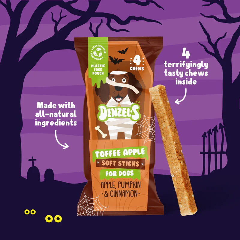Denzel's Halloween Toffee Apple Sticks 75G