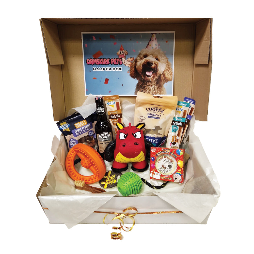 Birthday Hamper Box for Doggy Tough Toys