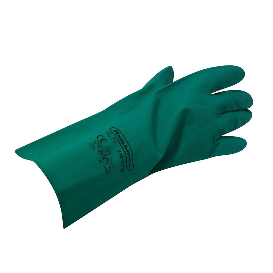 Gloves Nitrile Gauntlet Green