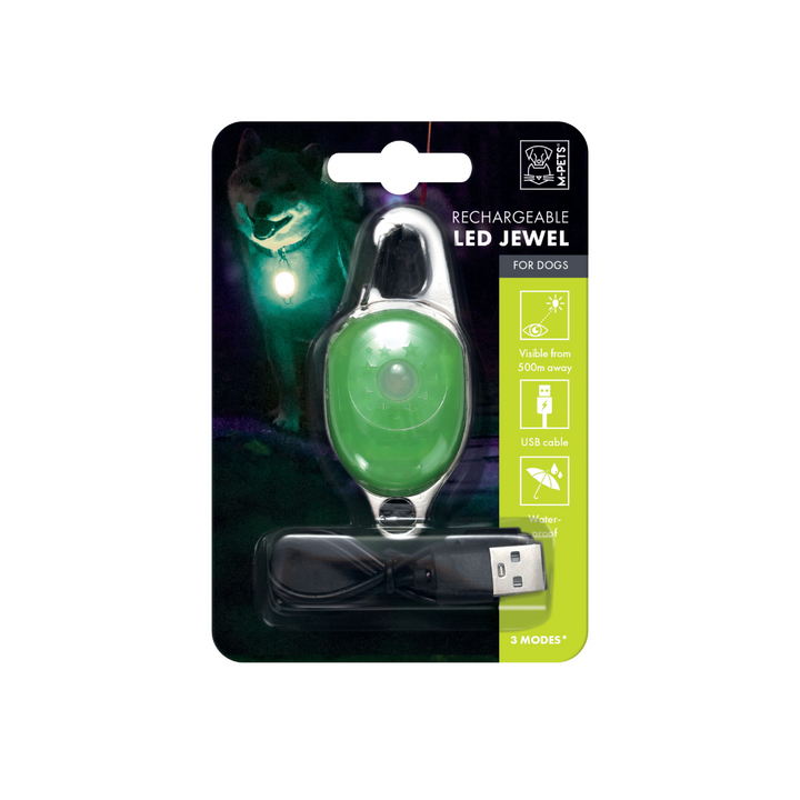 M-PETS Rechargeable Led Jewel For Dog