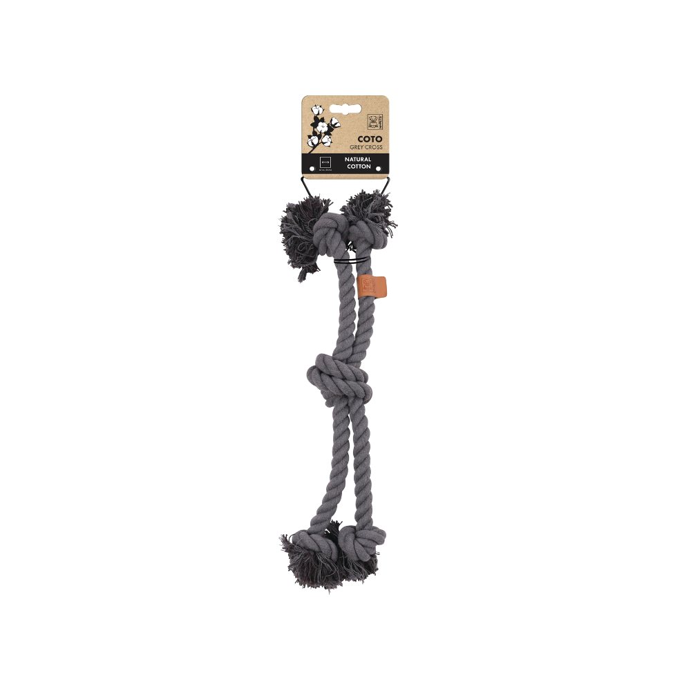 M-PETS Coto Eco Rope Dog Toy Cross 60cm