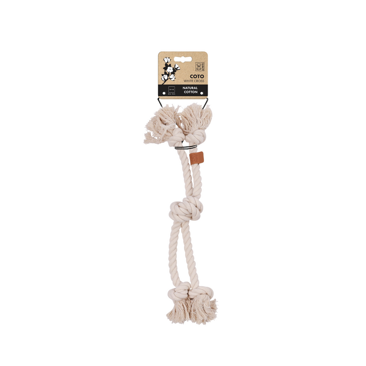 M-PETS Coto Eco Rope Dog Toy Cross 60cm
