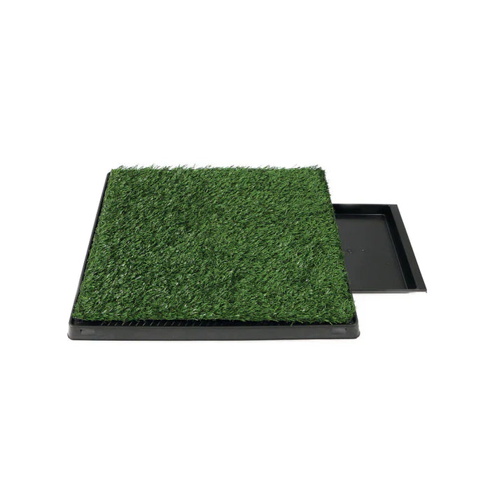 M-PETS Grass Mat Training Pad With Tray With Extra Refill