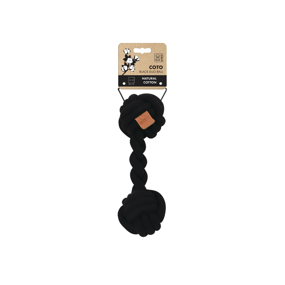 M-PETS Coto Eco Rope Dog Toy Duo Ball 28cm