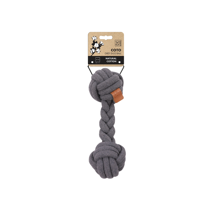 M-PETS Coto Eco Rope Dog Toy Duo Ball 28cm