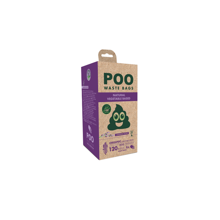 M-PETS Poo Dog Waste Bags Lavander Scented