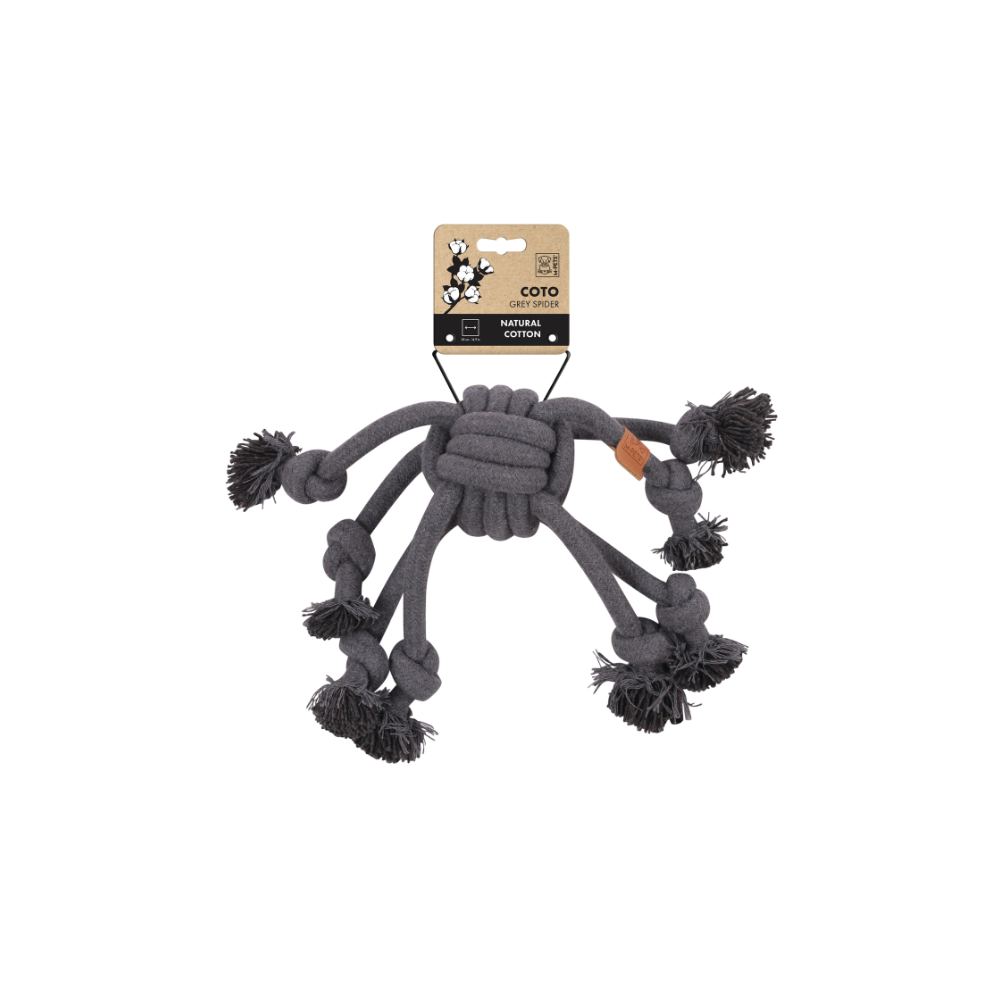 M-PETS Coto Eco Rope Dog Toy Spider 38cm