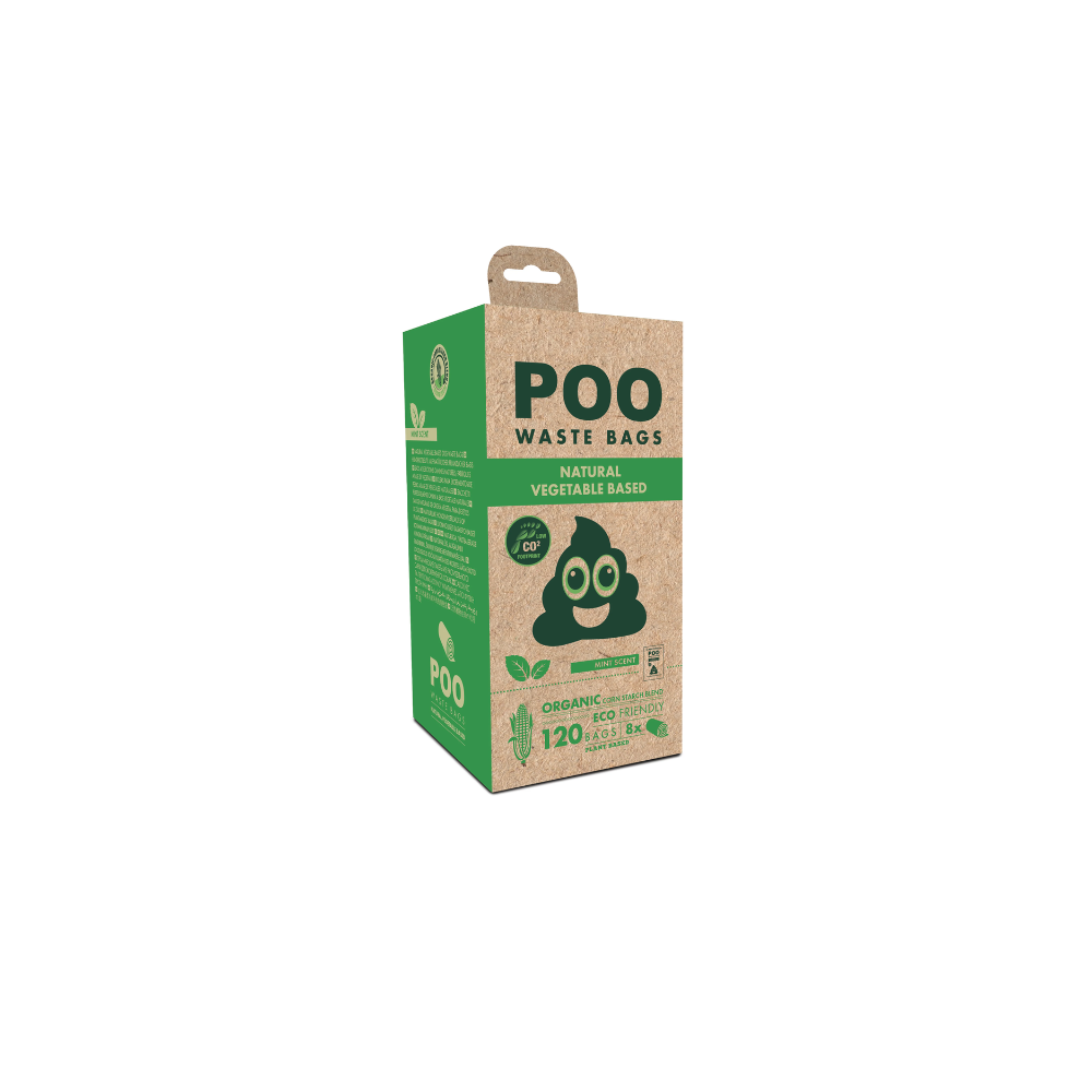M-PETS Poo Dog Waste Bags Mint Scented