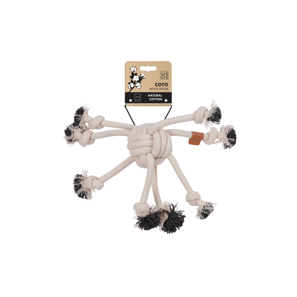 M-PETS Coto Eco Rope Dog Toy Spider 38cm