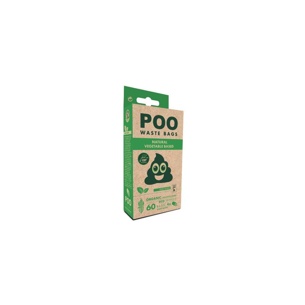 M-PETS Poo Dog Waste Bags Mint Scented