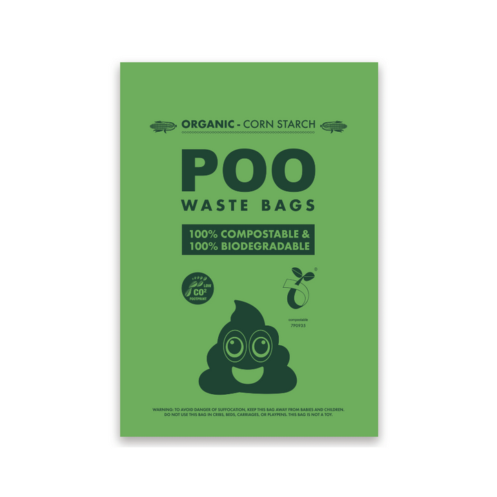 M-PETS Poo 100% Compostable & Biodegradable Dog 60 Bags