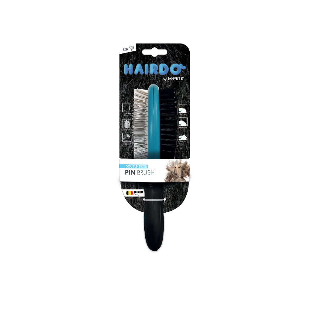 M-PETS Hairdo Double-Sided Pin Brush