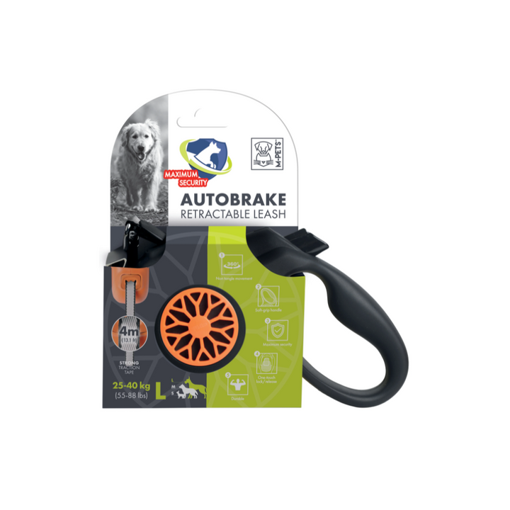 M-PETS Autobrake Retractable Smart Leash