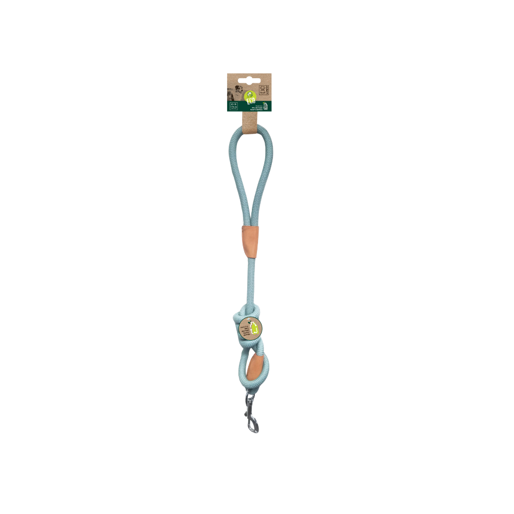 M-PETS Eco Dog Leash & Collar 2 In 1 Blue