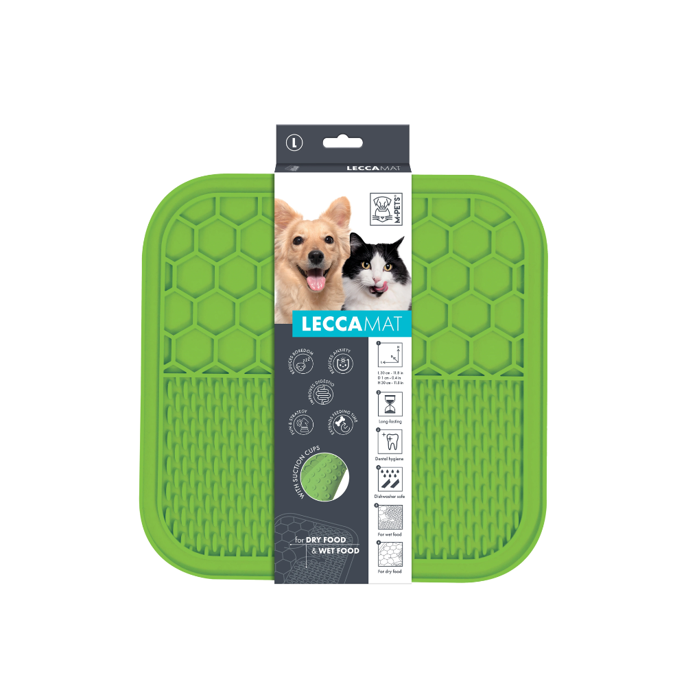 M-PETS Lecca Mat Green For Dogs And Cats