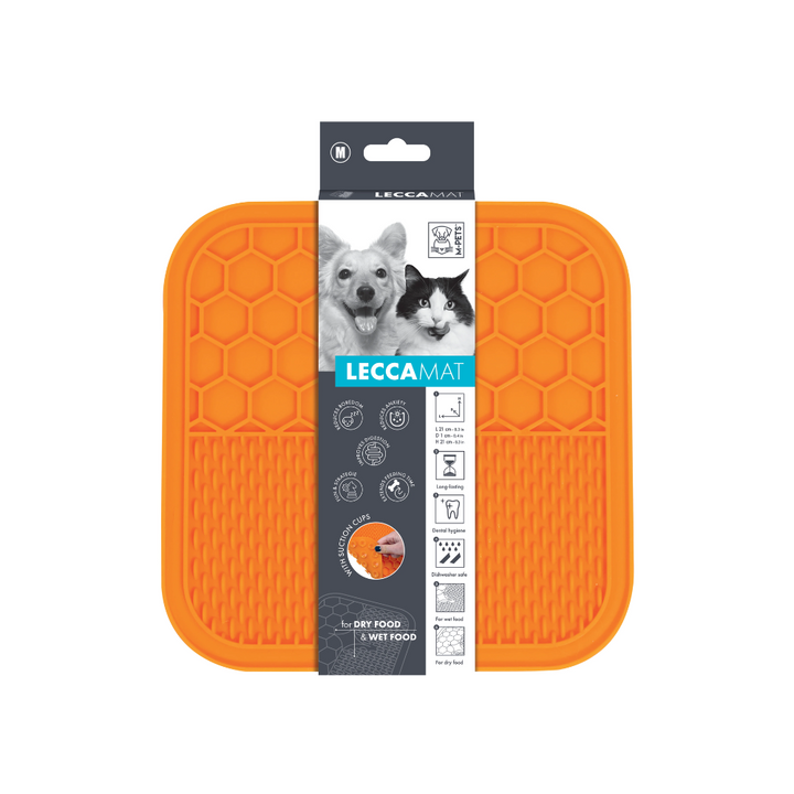 M-PETS Lecca Mat Orange For Dogs And Cats
