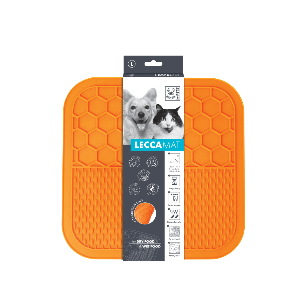 M-PETS Lecca Mat Orange For Dogs And Cats