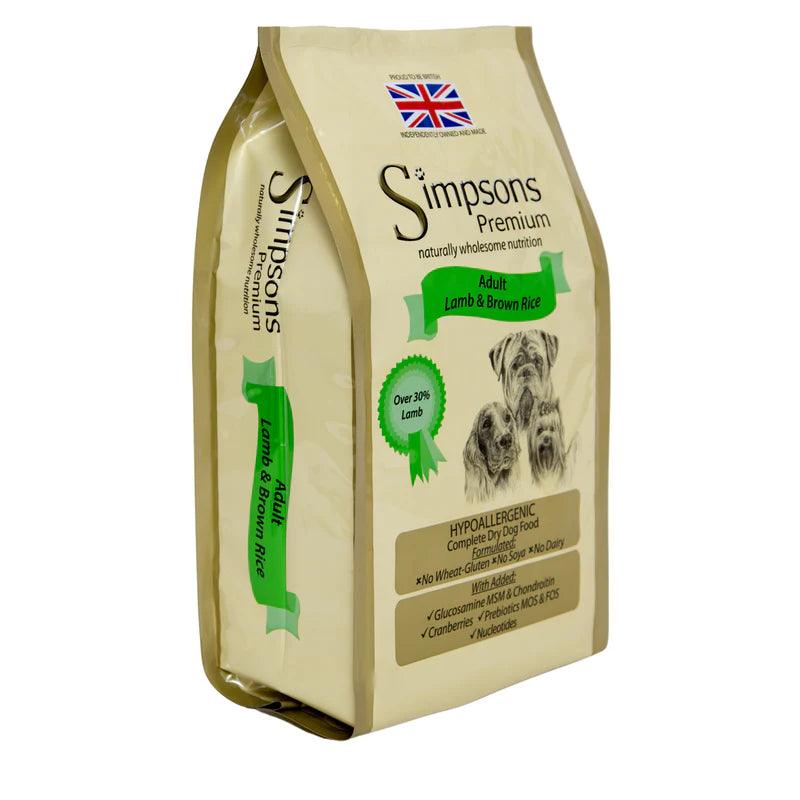 Simpsons Dog Lamb & Brown Rice 12kg