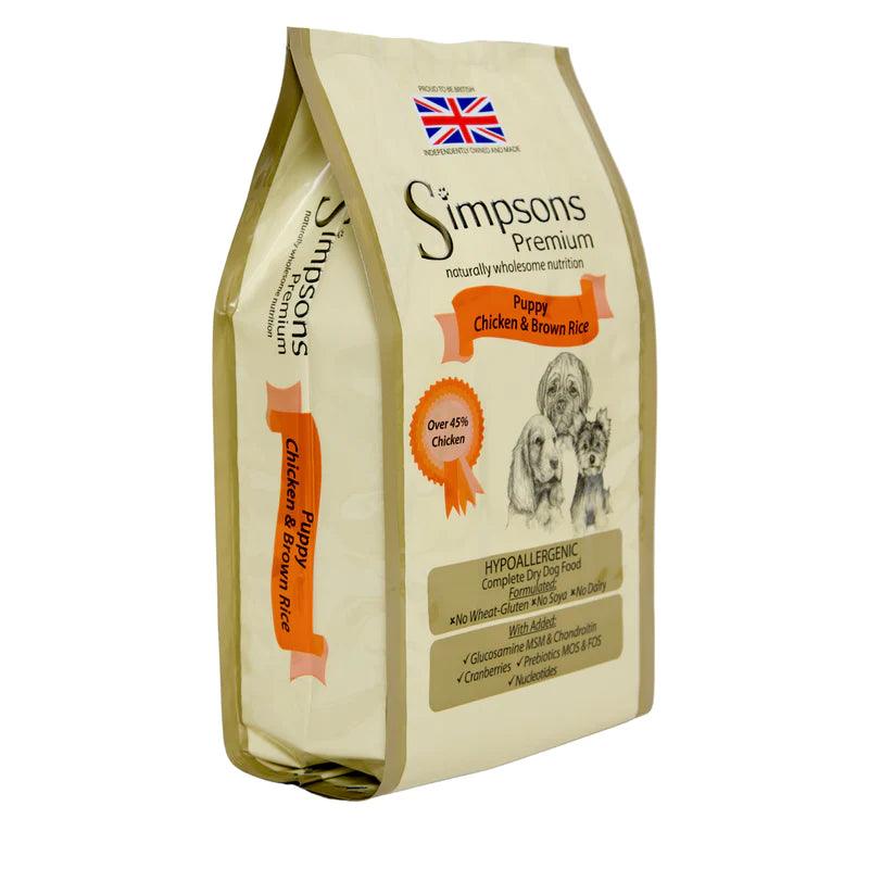 Simpsons Puppy Chicken & Brown Rice 12kg
