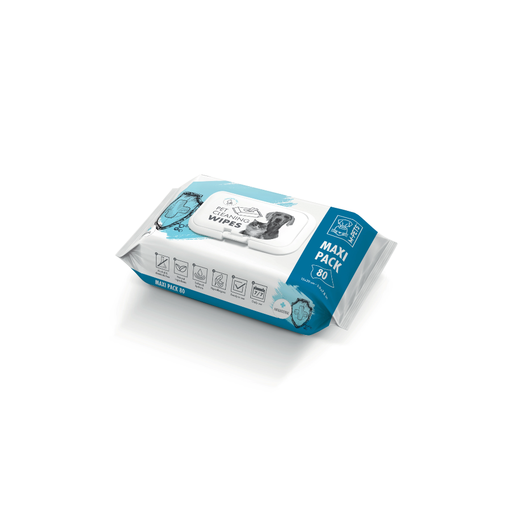 M-PETS Pet Cleaning Wipes Anti-Bacterial Wipes