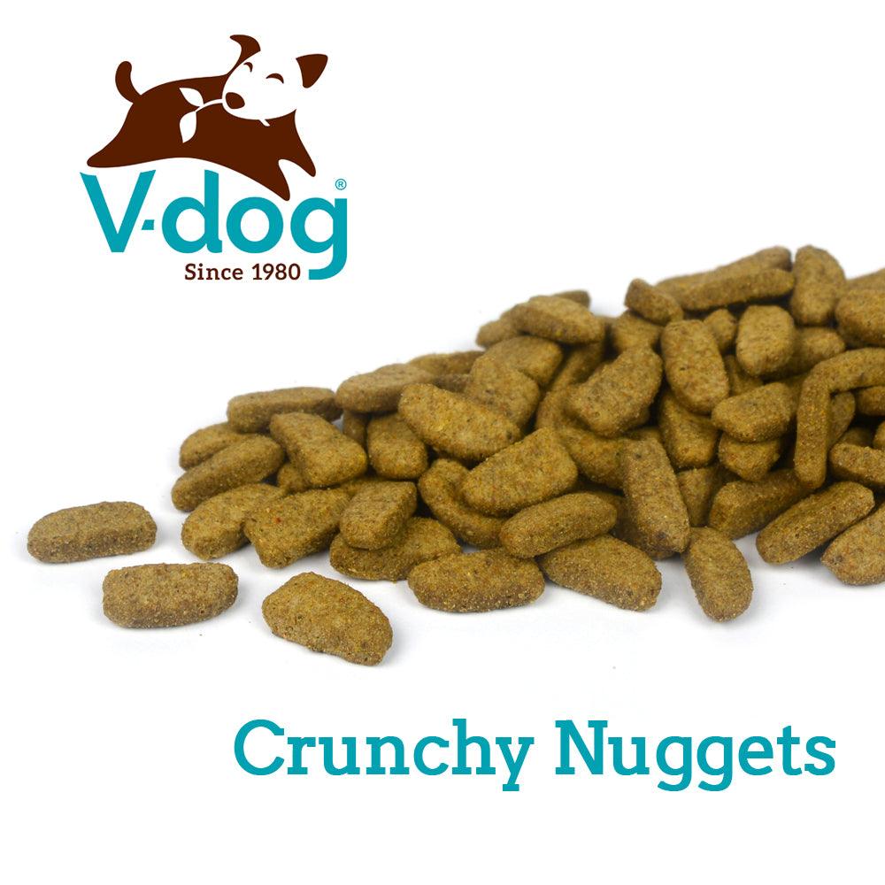 V-dog Crunchy Nuggets Vegan Dry Dog Food 15kg - Ormskirk Pets