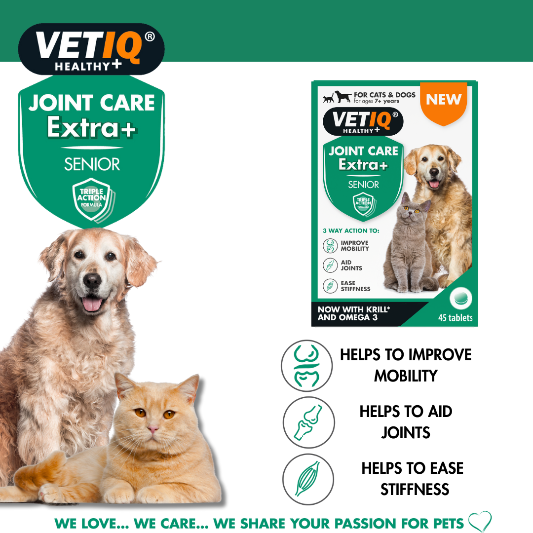 Vetiq Healthy + Joint Care Extra Senior Cats &amp; Dogs 45 Tablets