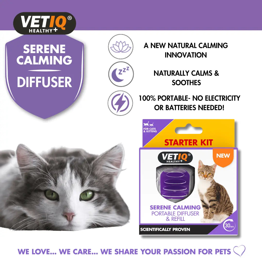Vetiq Healthy+ Serene Calming Diffuser &amp; Refill, 30DAY