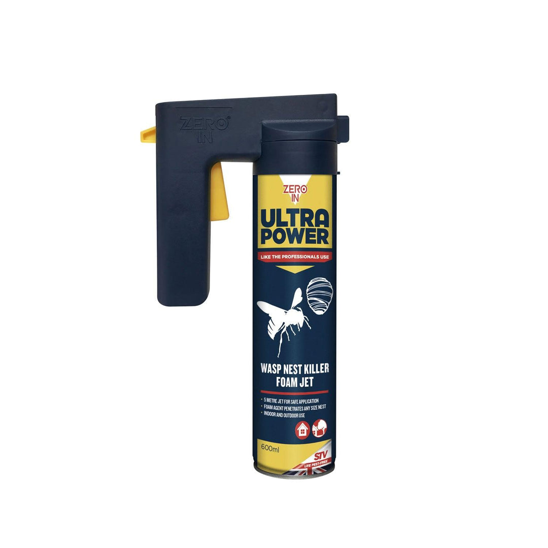 Zero In Ultra Power Wasp Nest Killer Foam Jet 600ml - Ormskirk Pets