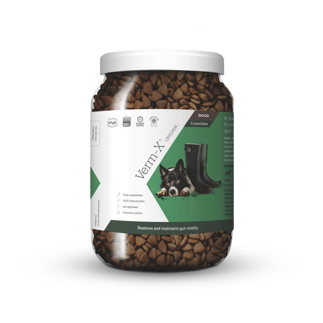 Verm-X Herbal Crunchies For Dogs 650G - Ormskirk Pets