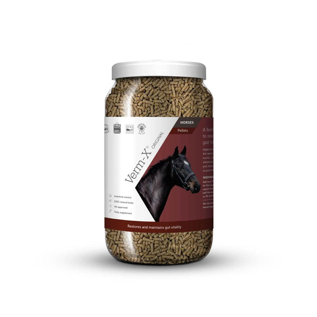 Verm-X Herbal Pellets For Horses & Ponies 1.5Kg Tub