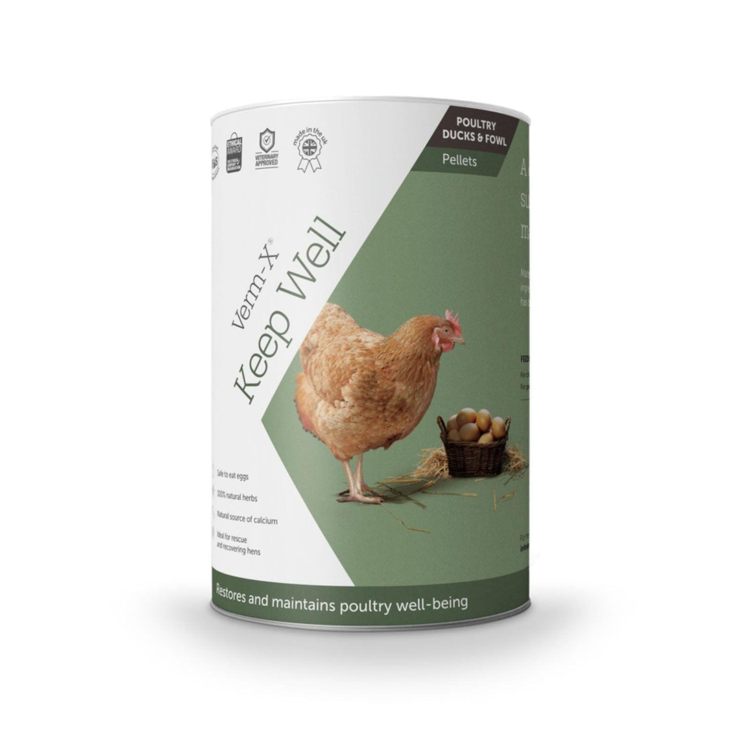 Verm-X Keep Well Natural Pelleted Poultry Tonic 750g Tube