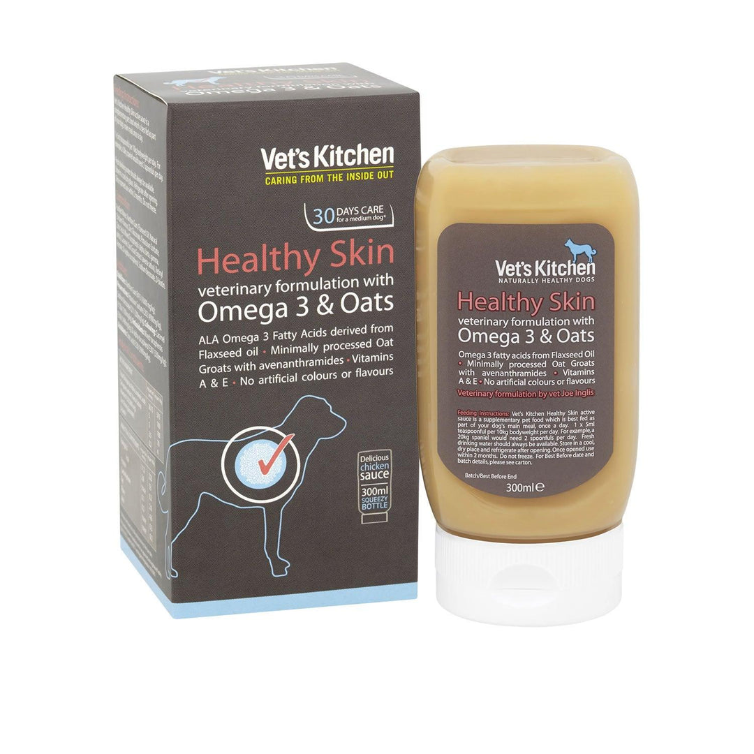 Vet'S Kitchen Healthy Skin Omega 3 & Oats 300Ml
