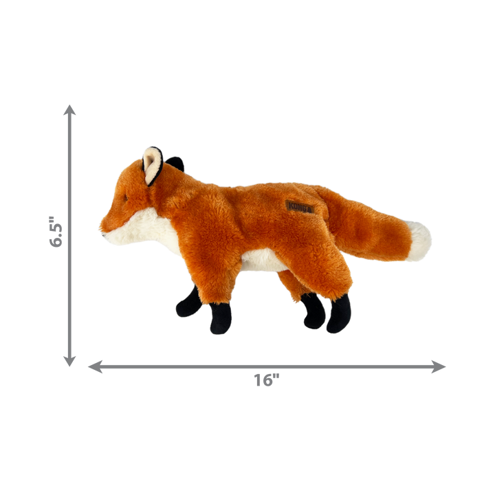 KONG Wild Low Stuff Fox Medium
