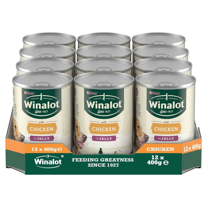 Winalot Can Chicken In Jelly 12x400g