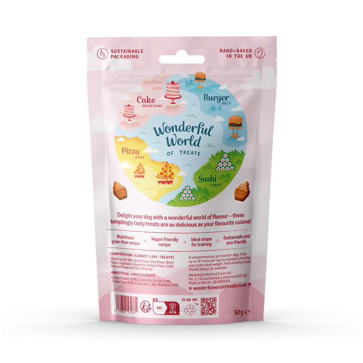 Wonderful World Of Treats Carrot Cake 50G