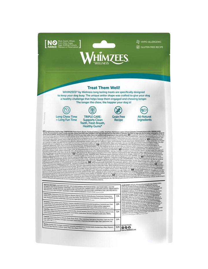 Whimzees Antler Small 24 Pack