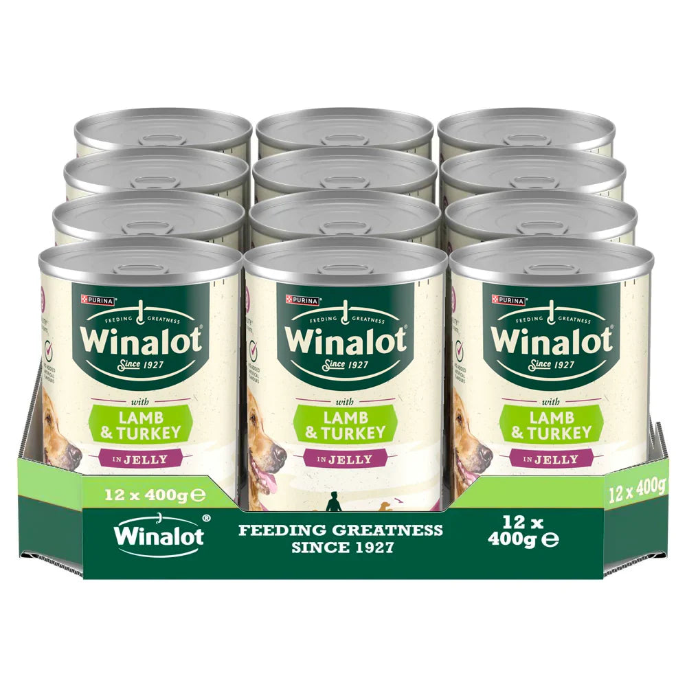 Winalot Can Lamb & Turkey In Jelly 12x400g