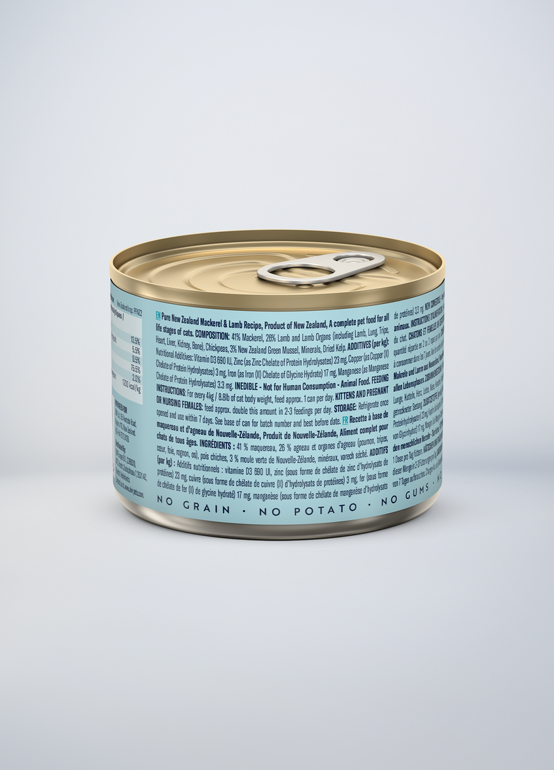 Ziwipeak Daily Cat Cuisine Tins Mackerel & Lamb