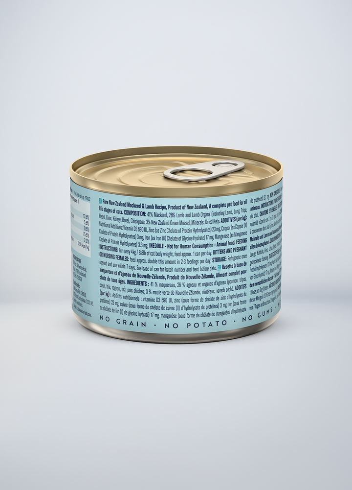 Ziwipeak Daily Cat Cuisine Tins Mackerel & Lamb