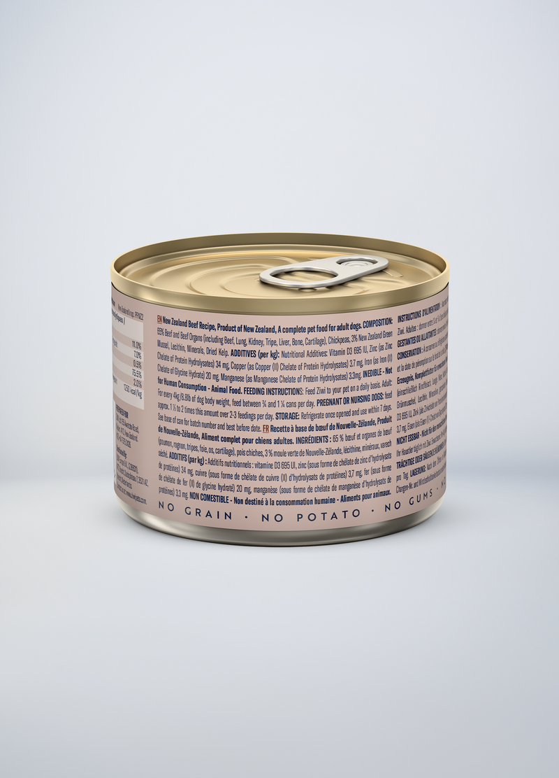 Ziwipeak Daily Dog Cuisine Tins Beef